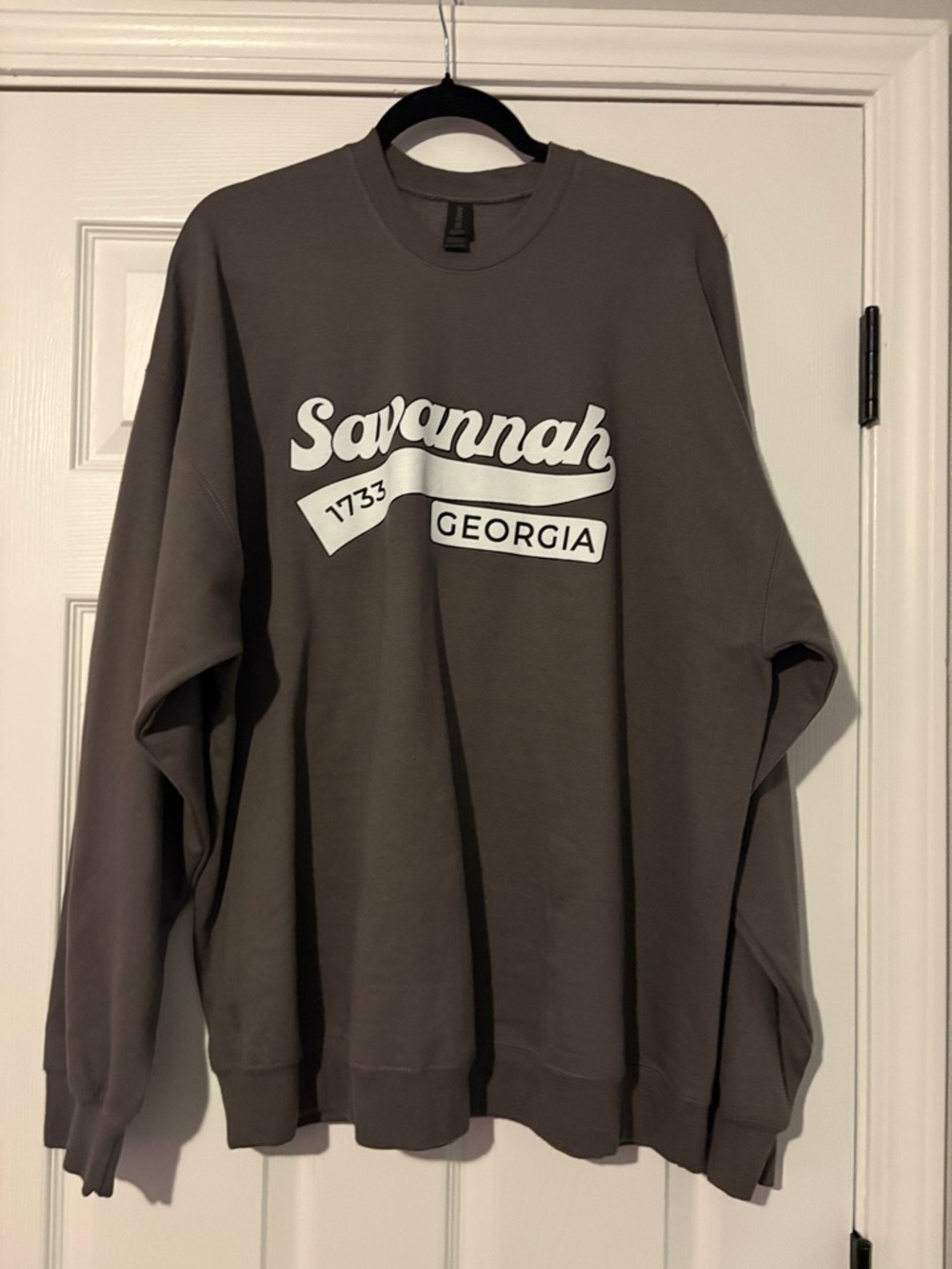 Gildan Savannah Georgia Graphic Crewneck - Gray
